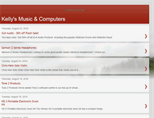 Tablet Screenshot of blog.kellys-music.com